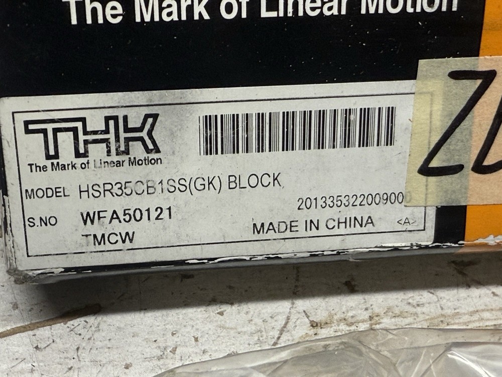 THK Linear Block HSR35CB1SS New