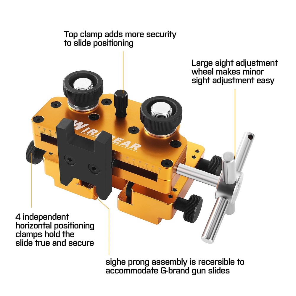 W WIREGEAR Sight Tool with Heavy-Duty Construction and Rotatable Sight Prong,...