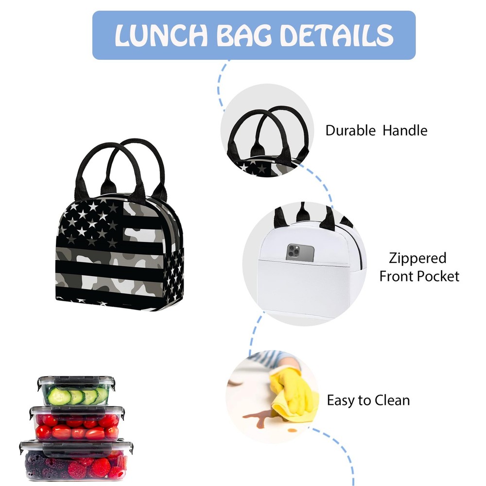 Flag 3PCS Backpack Set for Teens Elementary Middle High School, 17 Inch Light...