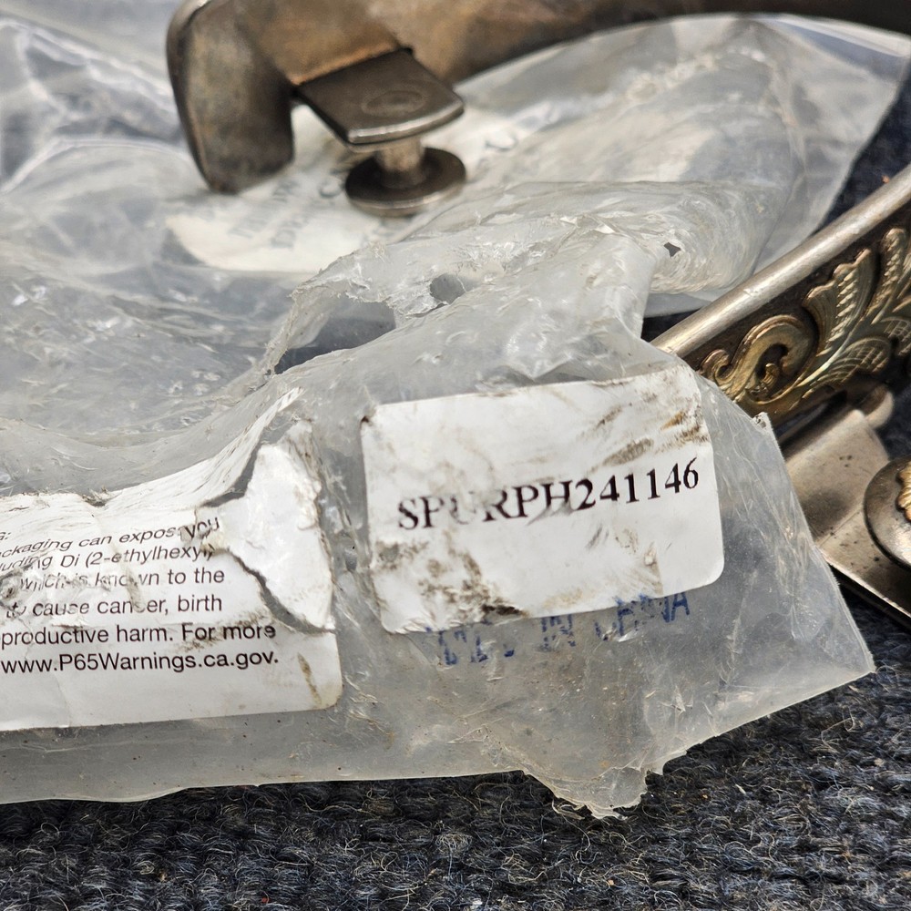 Classic Equine SPURPH241146 Spurs Performance Scroll Grayed Iron