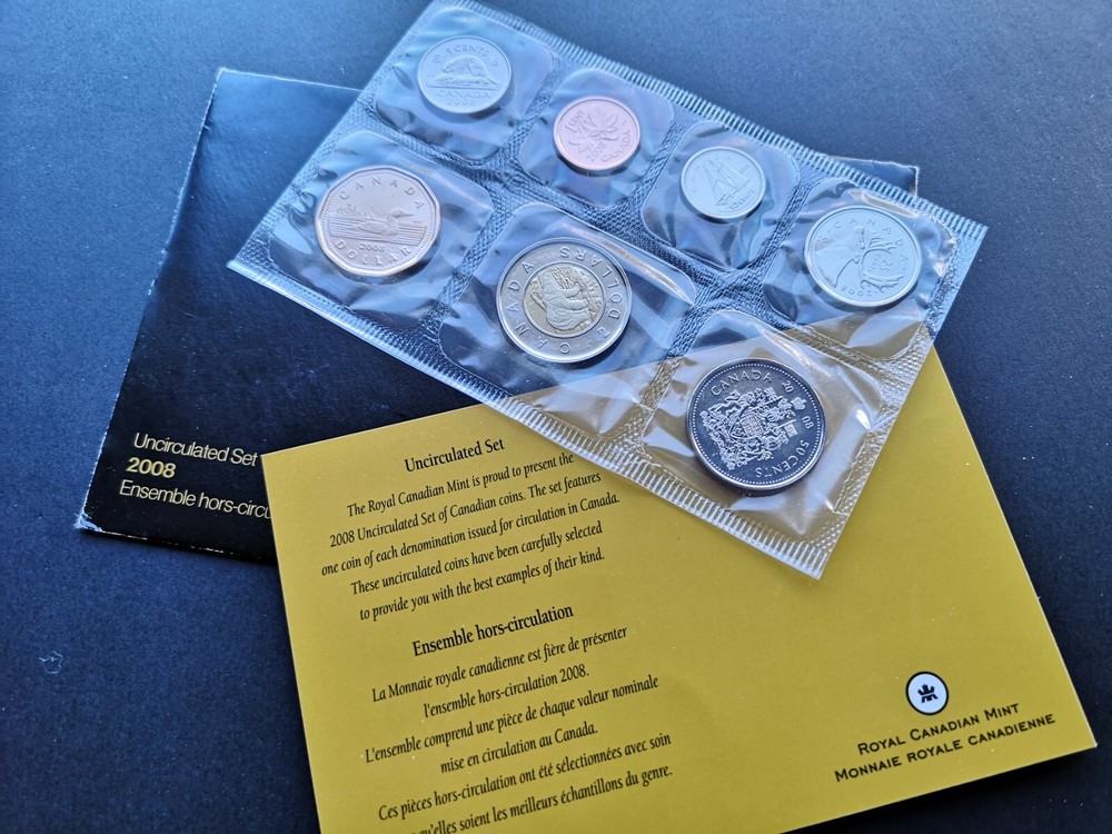 *** 2008  CANADA  PROOF  LIKE  ROYAL  MINT  SET ***