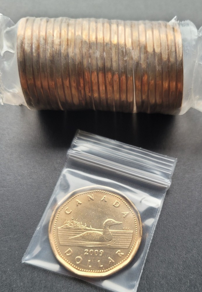 *** CANADA  LOONIE  2009 *** FROM  MINT  ROLL ***