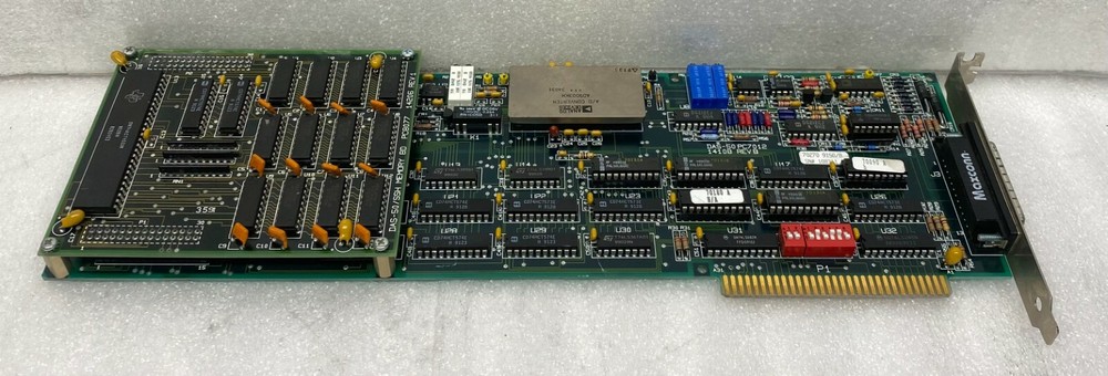KEITHLEY DAS-50 PC7012 14108 INTERFACE BOARD w/ DAS-50/SSH PC8077 MEMORY BOARD