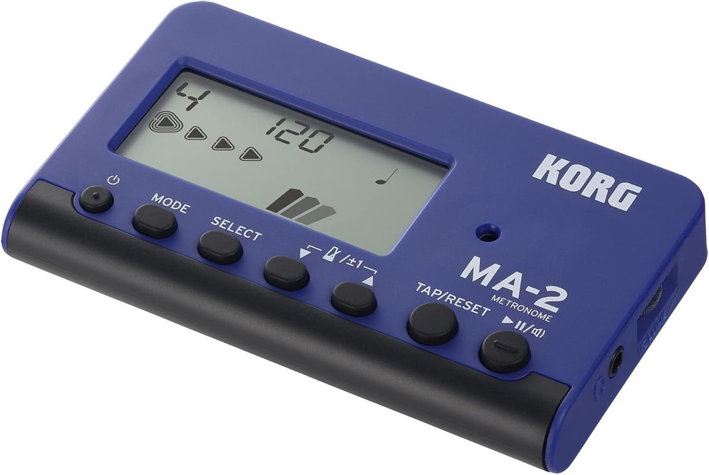 Lightweight Multi-Function Metronome with Long Battery Life - Black/Red and Blue