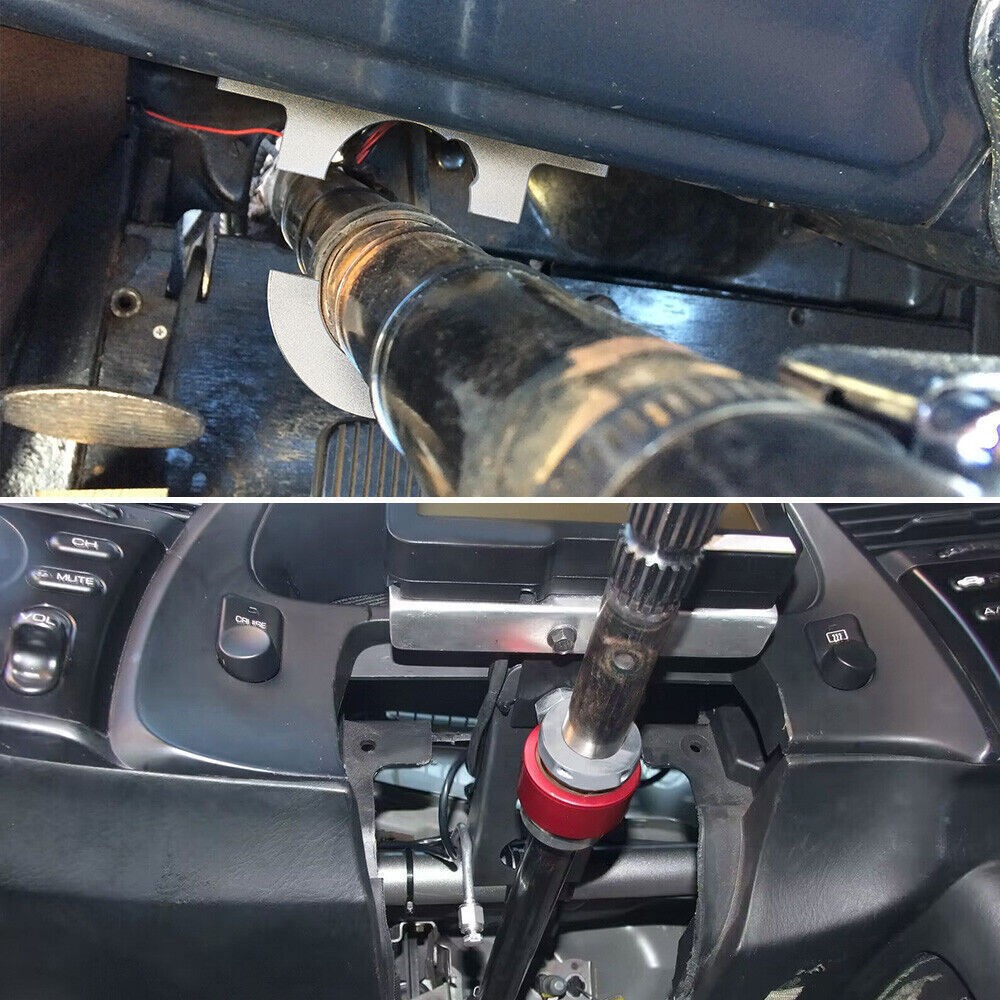 Billet Universal Steering Column Keyed No Drop Mount - 2" Column