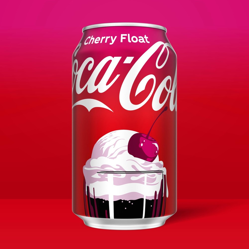 Coca-Cola Cherry Float Soda Soft Drink Cans, 12 fl oz, 12 Pack