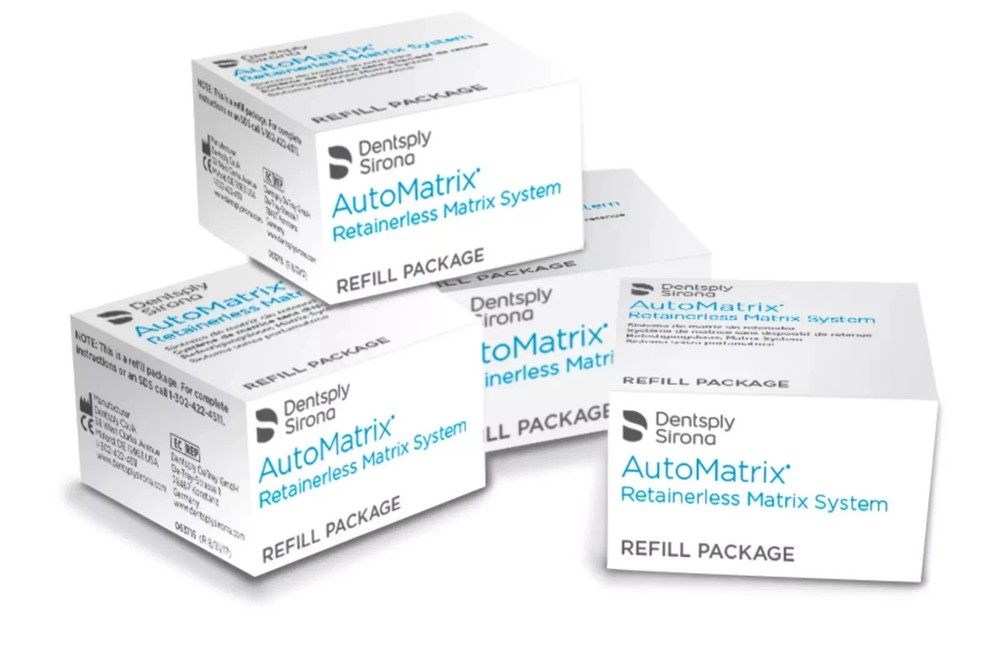 Dentsply AUTOMATRIX Retainerless Matrix System 72 Bands Pack # MEDIUM REGULAR