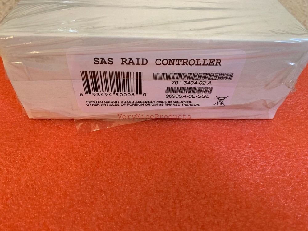 3ware 9690SA-8E-SGL Low Profile External SAS/SATA Hardware RAID Controller Card