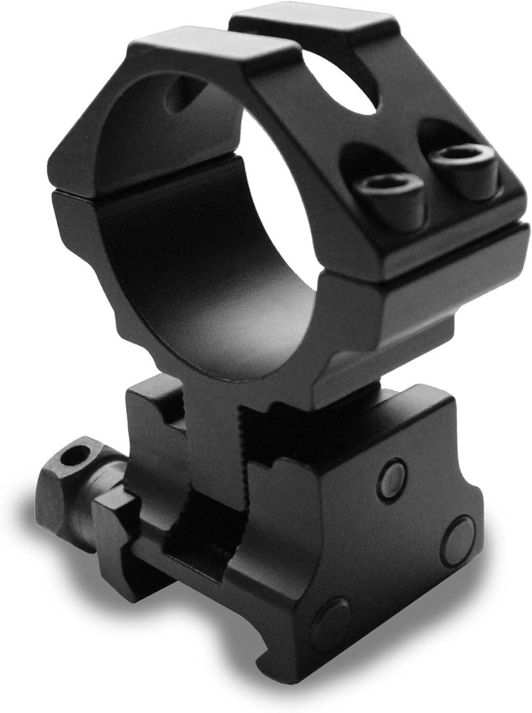 2Pcs Precision Adjustable Height Dovetail Scope Rings 25.4mm/30mm Base Mount