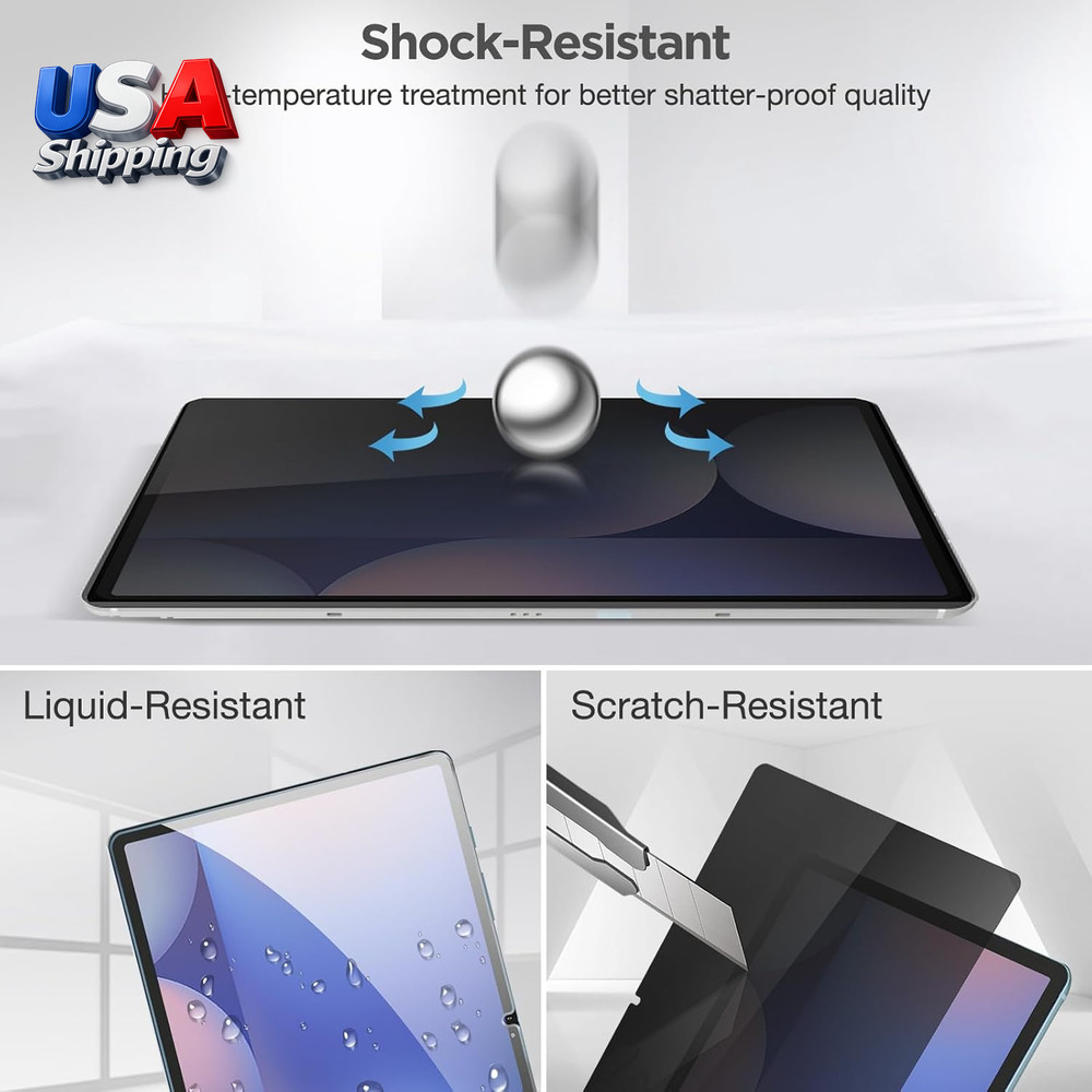 Privacy Screen Protector for Galaxy Tab S10 Plus/S9 FE Plus/ S9 Plus/ S8 Plus/ S