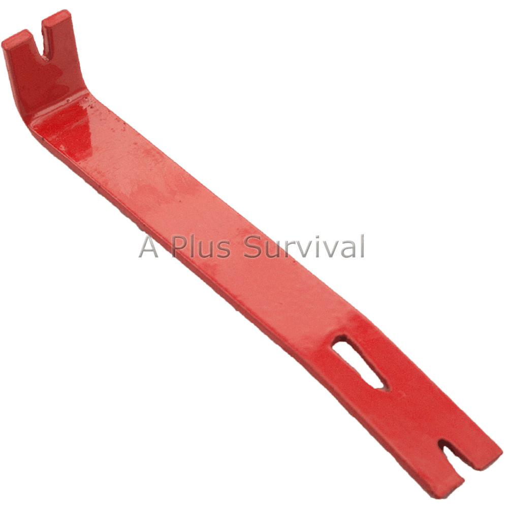 8" Flat Pry Bar - Lifting, Prying & Nail Pulling - Emergency Survival Kit Tool