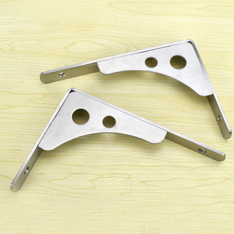 Solid Thickening Stainless Steel Triangular Support Bracket Wall Shelf Mounted