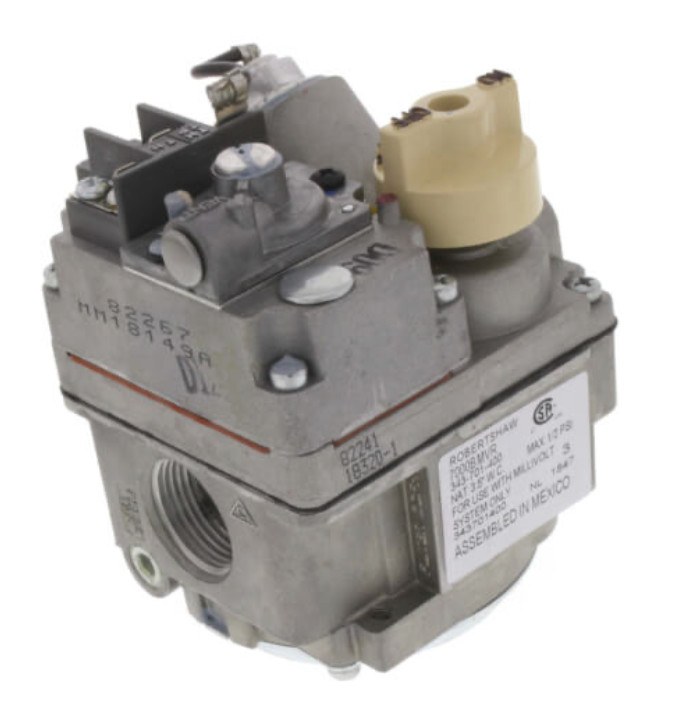 Robertshaw 700-506 Millivolt Combination Gas Valve, 3/4" x 3/4", 300,000 BTU