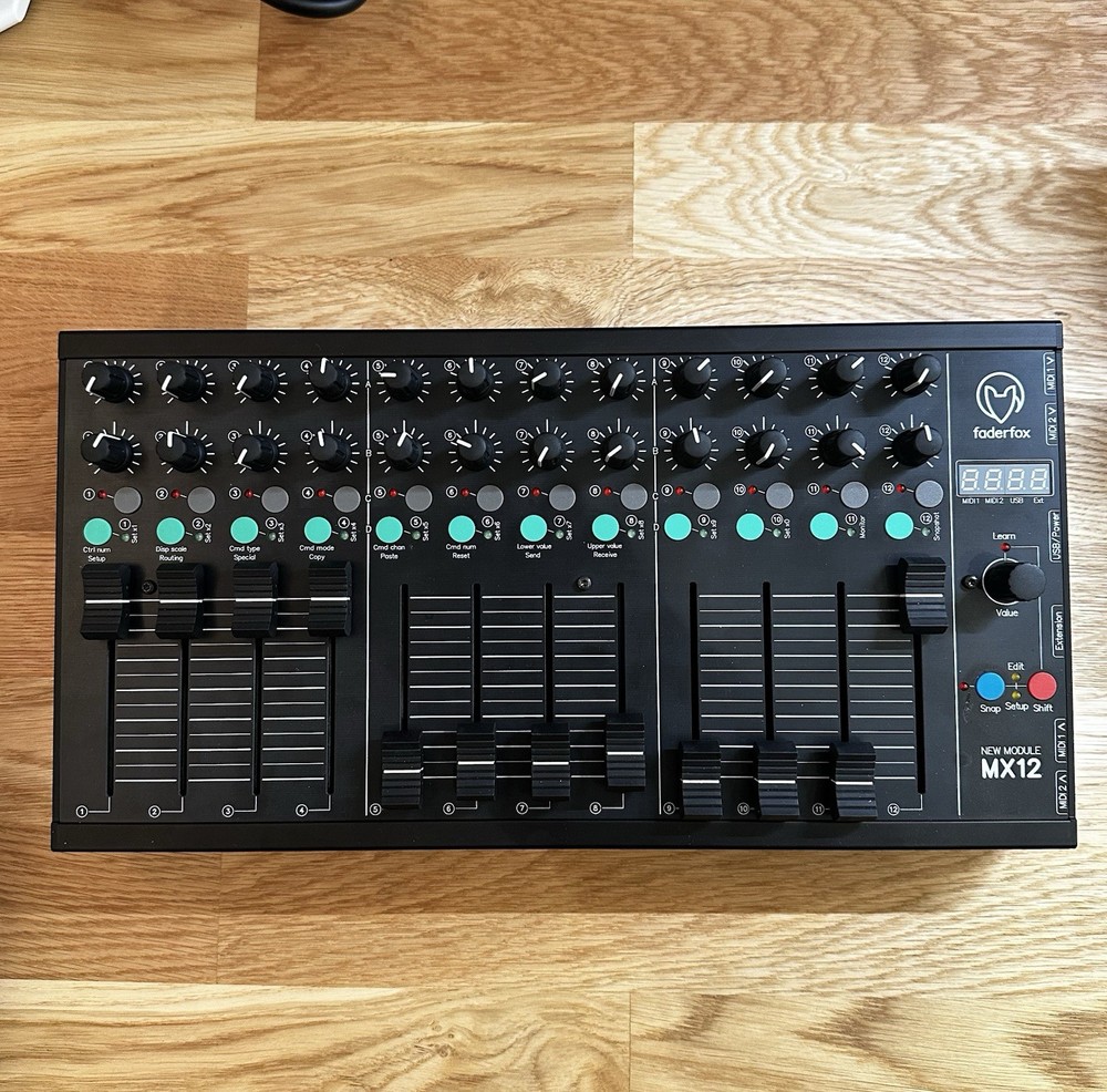Faderfox MX12 MIDI Controller MIB