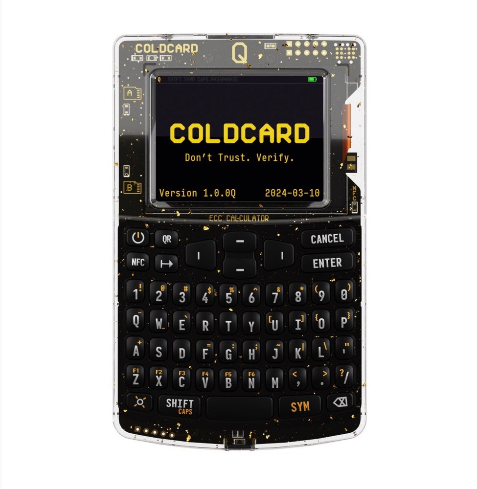 ColdCard Q Bitcoin Only Crypto Wallet
