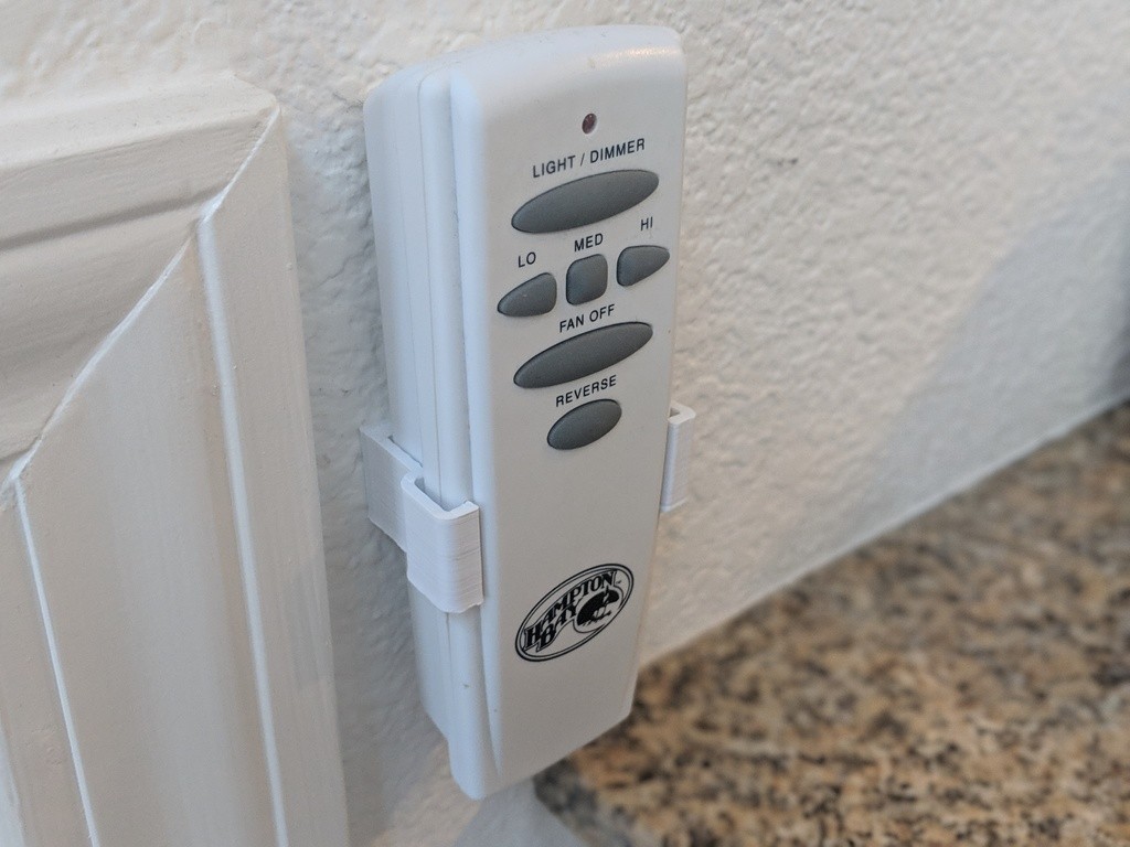 Hampton Bay Ceiling Fan Remote Wall Mount Holder - Secure & Stylish