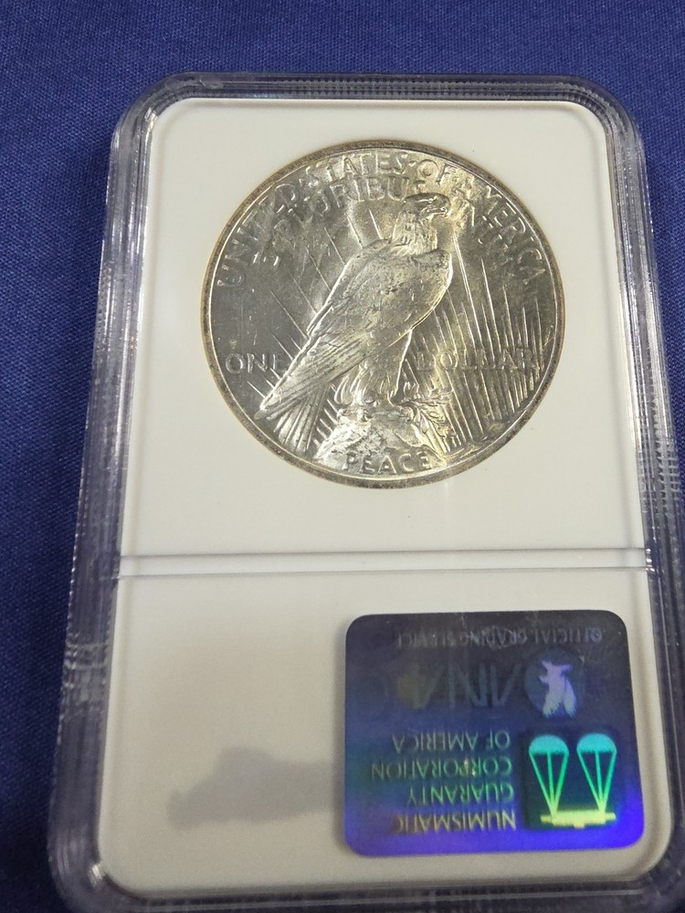 1923 Peace Dollar MS-63 Old Holder