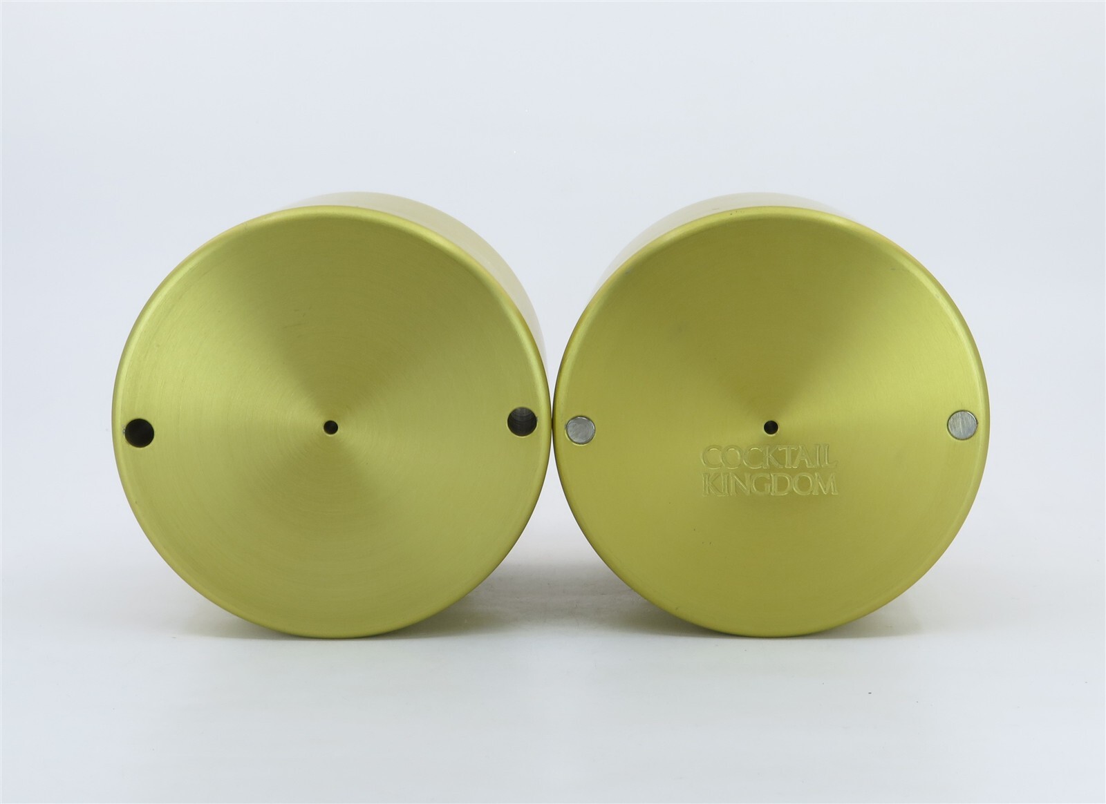 Cocktail Kingdom 55mm Ice Ball Maker Made w/ Aerospace Aluminum in Gold Finish