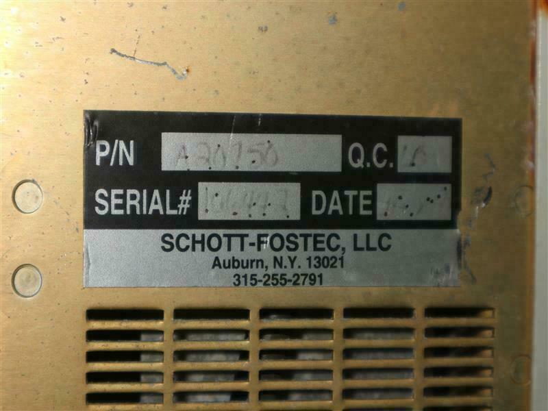 Fostec A20750 Fiber Optic Illuminator w/ Rusts As Is