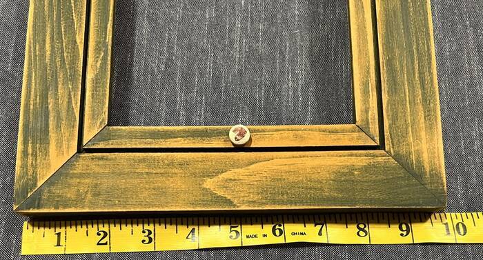 Wood Window Like FRAME for Needlepoint Cross Stitch Rustic Primitive Large