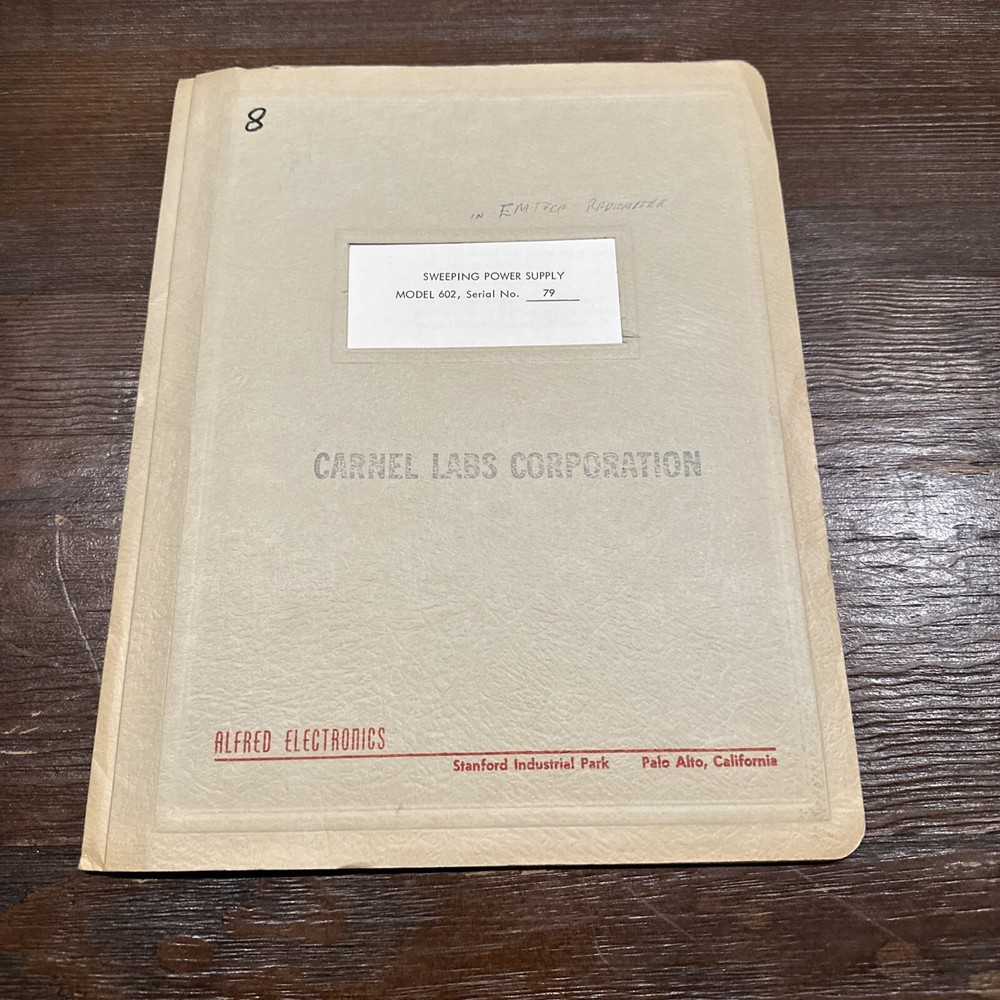 Alfred Electronics Model 602 Sweeping Power Supply