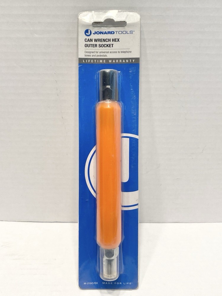 Jonard Tools M-216C/Ex Can Wrench, Ergonomic, Plastic