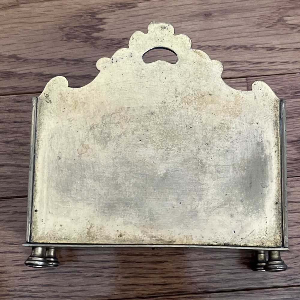 French Champleve Enamel Bronze Three Piece set
