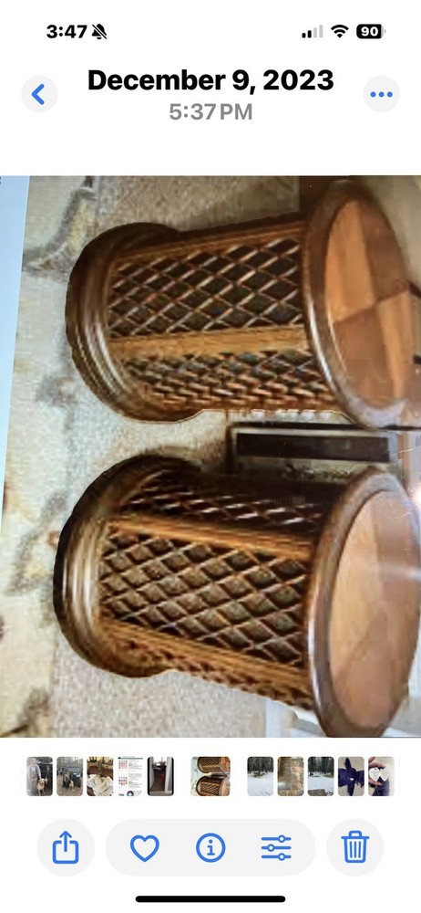 Vintage Walnut Speakers
