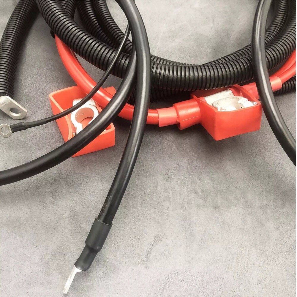 Powerstroke negative & positive battery starter cable kit Fits 1994-97 Ford 7.3L