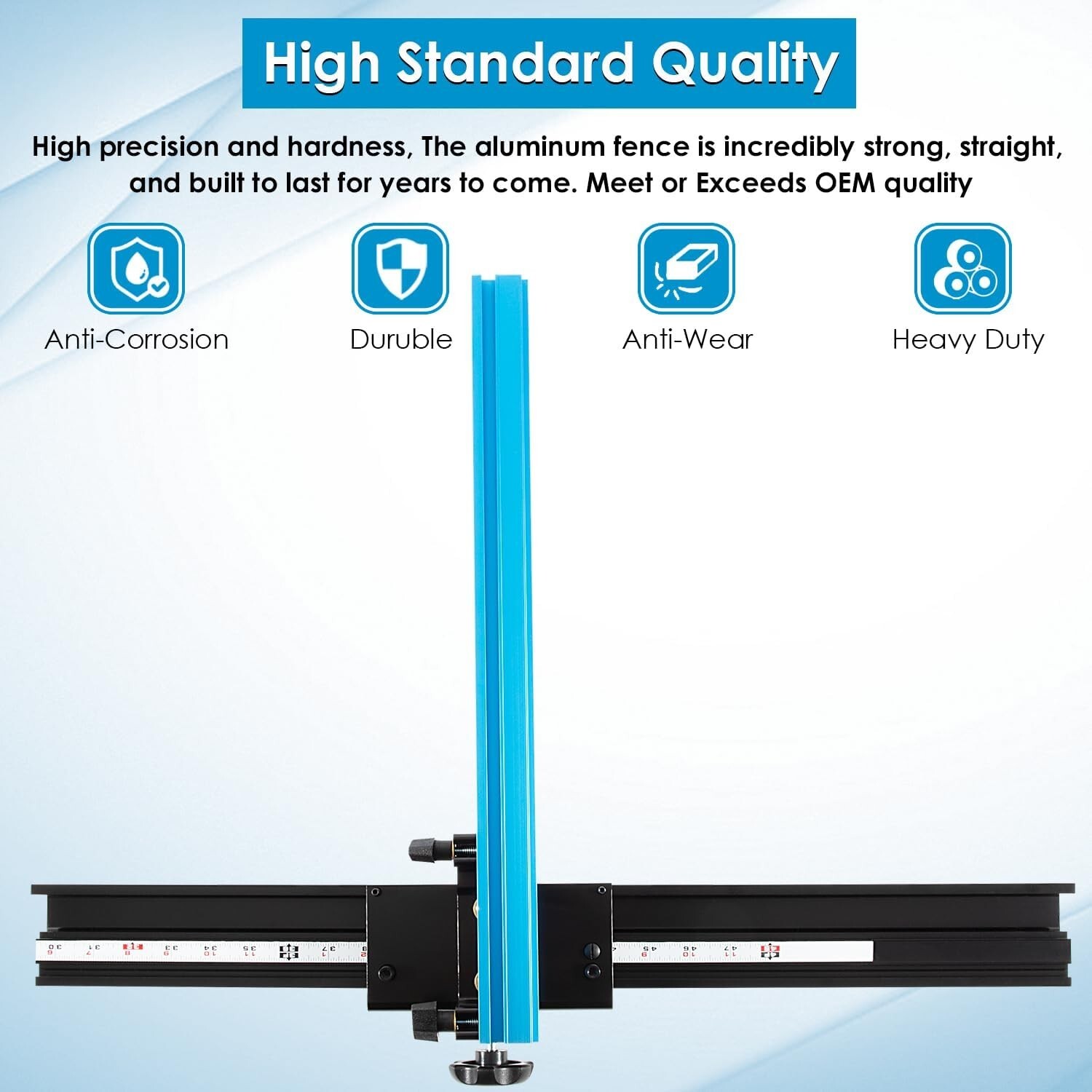 KMS7200 Bandsaw Fence for Most 14 Inch Band Saws, for Jet Delta General Grizzly
