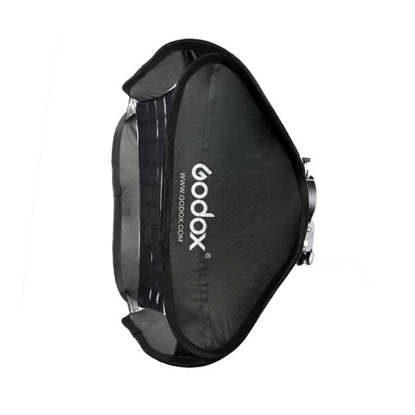 GODOX Softbox 32"x32" Soft Light Modifier Box with Grid+S2 Type Flash Bracket