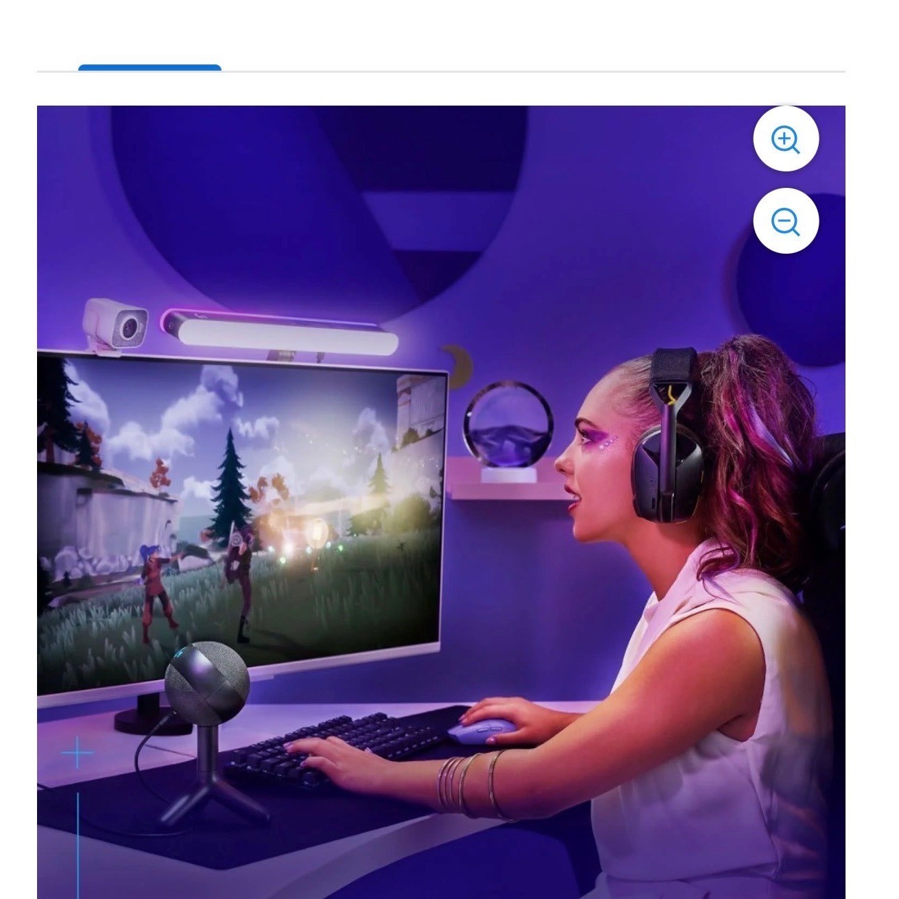 Logitech Litra Beam Premium LED Streaming Key Light USB Bluetooth 946-000019 NEW