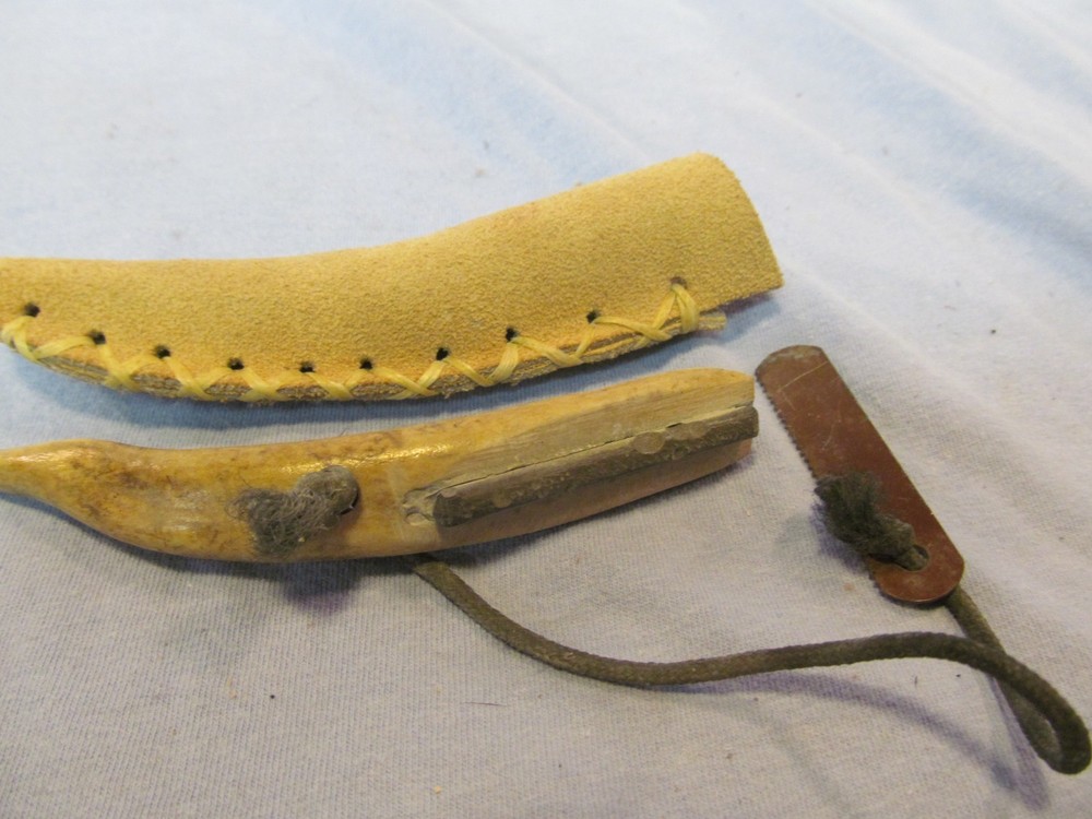 HAND MADE DEER ANTLER HONE KNIFE SHARPENER CALL