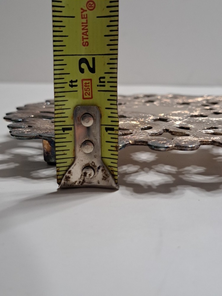 Vintage Silver-plated Trivet Made By The Sheffield Silver Co.