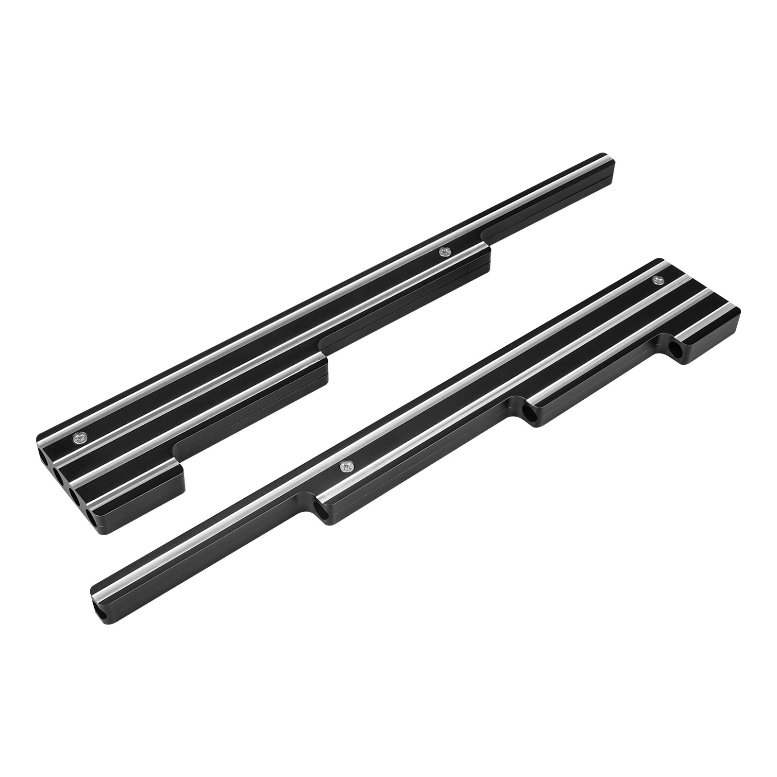 BEVINSEE Aluminum Spark Plug Wire Looms Holder Set For SBC BBC 302 350 454