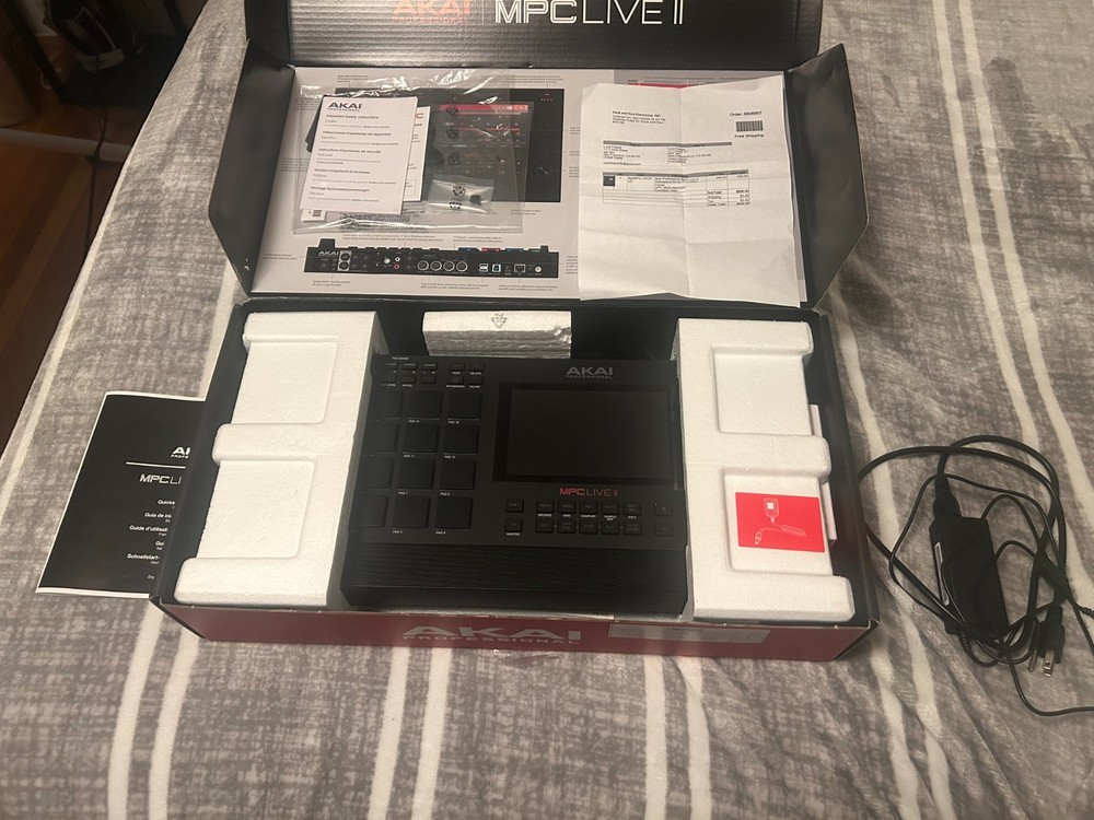 Akai MPC Live II (Black) — Mint Condition — Barely Used — Complete