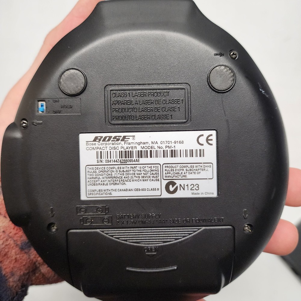 Bose Personal CD Player PM-1 Tested Read Condition