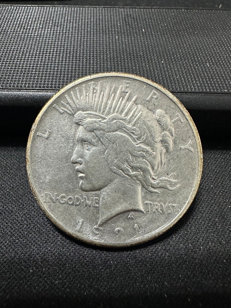 1921 peace dollar XF