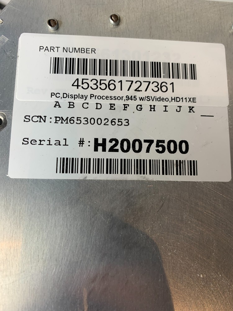 Philips Ultrasound HD11 HD11XE 453561727361 PC Display Processor Computer Module