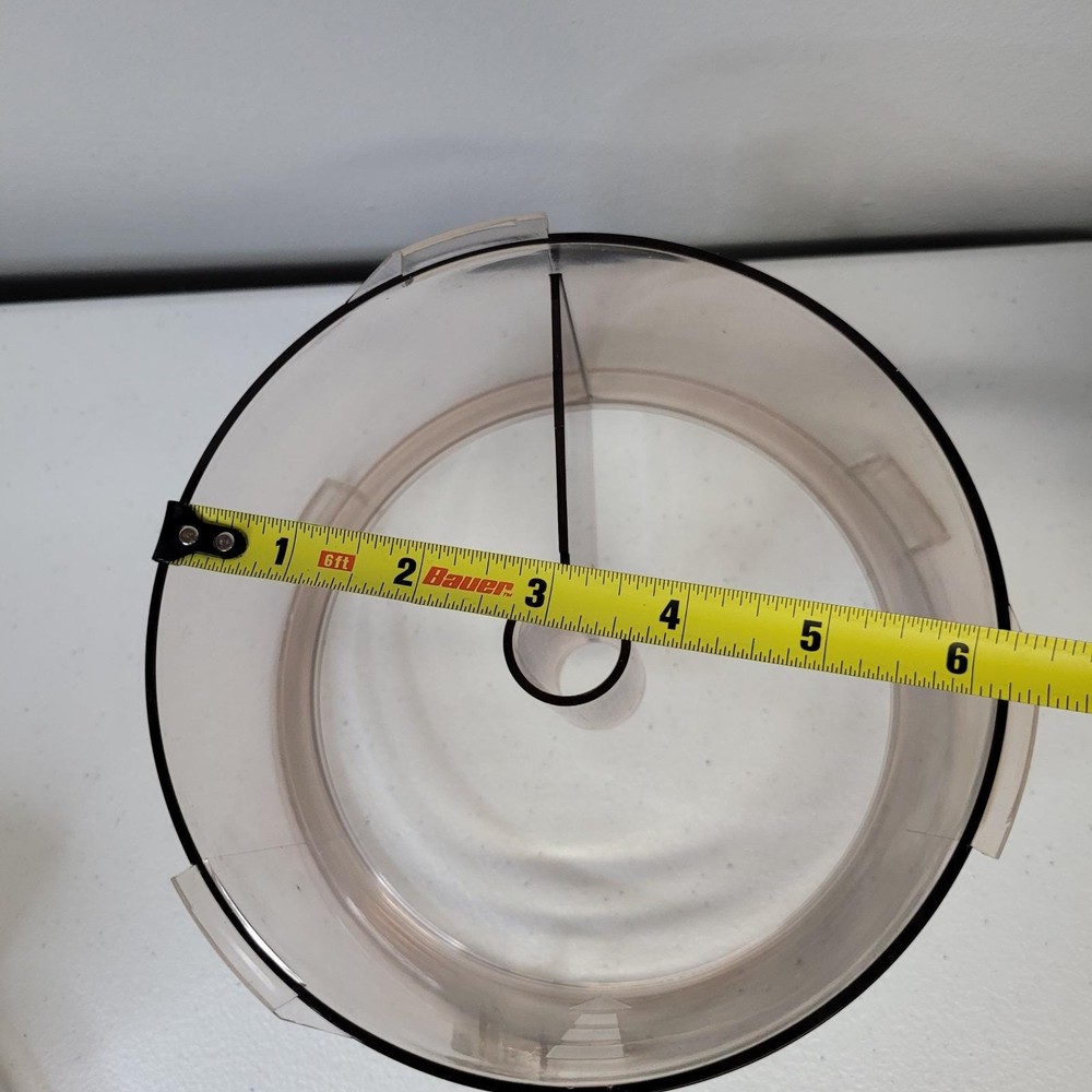 Vintage KitchenAid Replacement Feeder Bowl With Baffle Food Processor Part