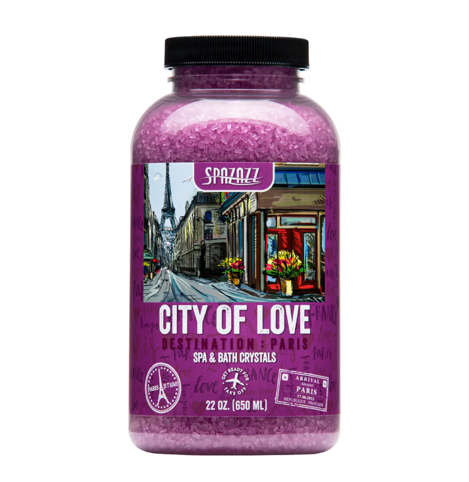 Spazazz 22oz City Of Love - Paris , ALL NATURAL