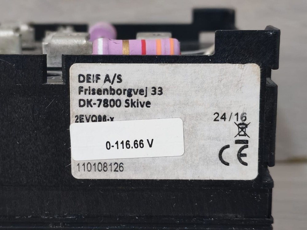 DEIF 2EVQ96 DOUBLE METER 33KV/110 V