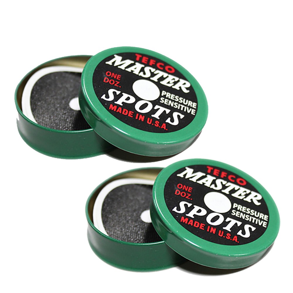 Tefco Master Pool Table Spots - Package of 24 - 059-10