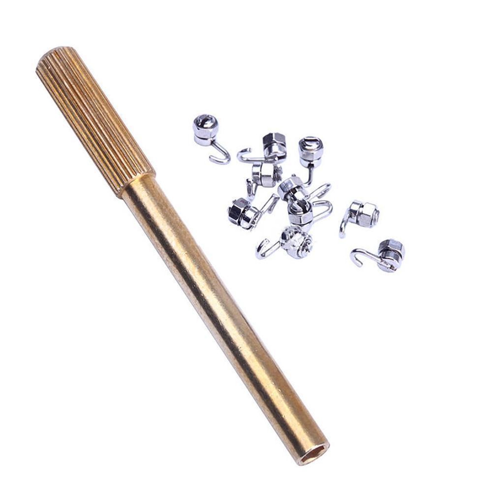 20 Pcs Dental Removable Crimpable Hook Stop Lock Right +Left + Handle Driver