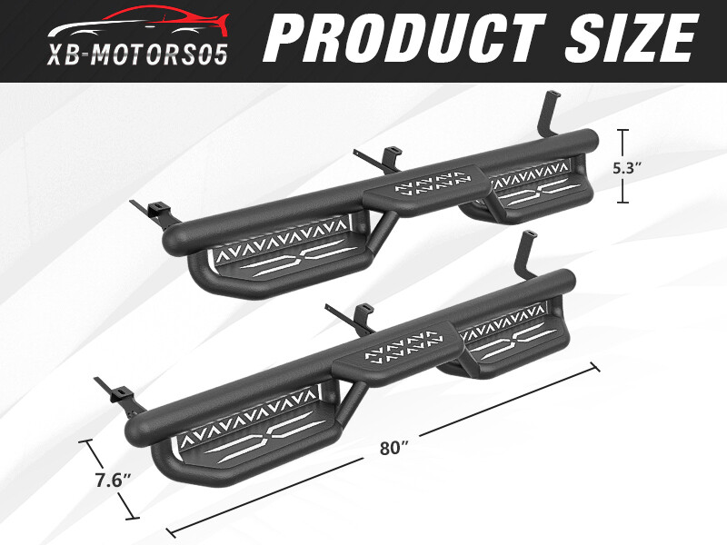 For 1999-2006 GMC Sierra 1500 & Chevy Silverado Running Boards Side Steps