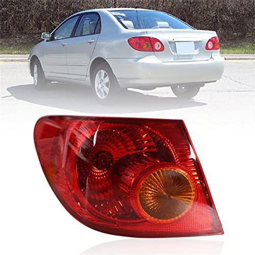 Outer Piece Rear Tail Light Driver Left Side Replacement for 2003-2008 Corolla