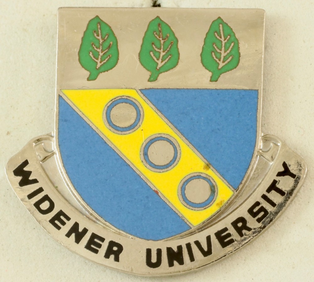 Widener University ROTC Crest DI/DUI CB