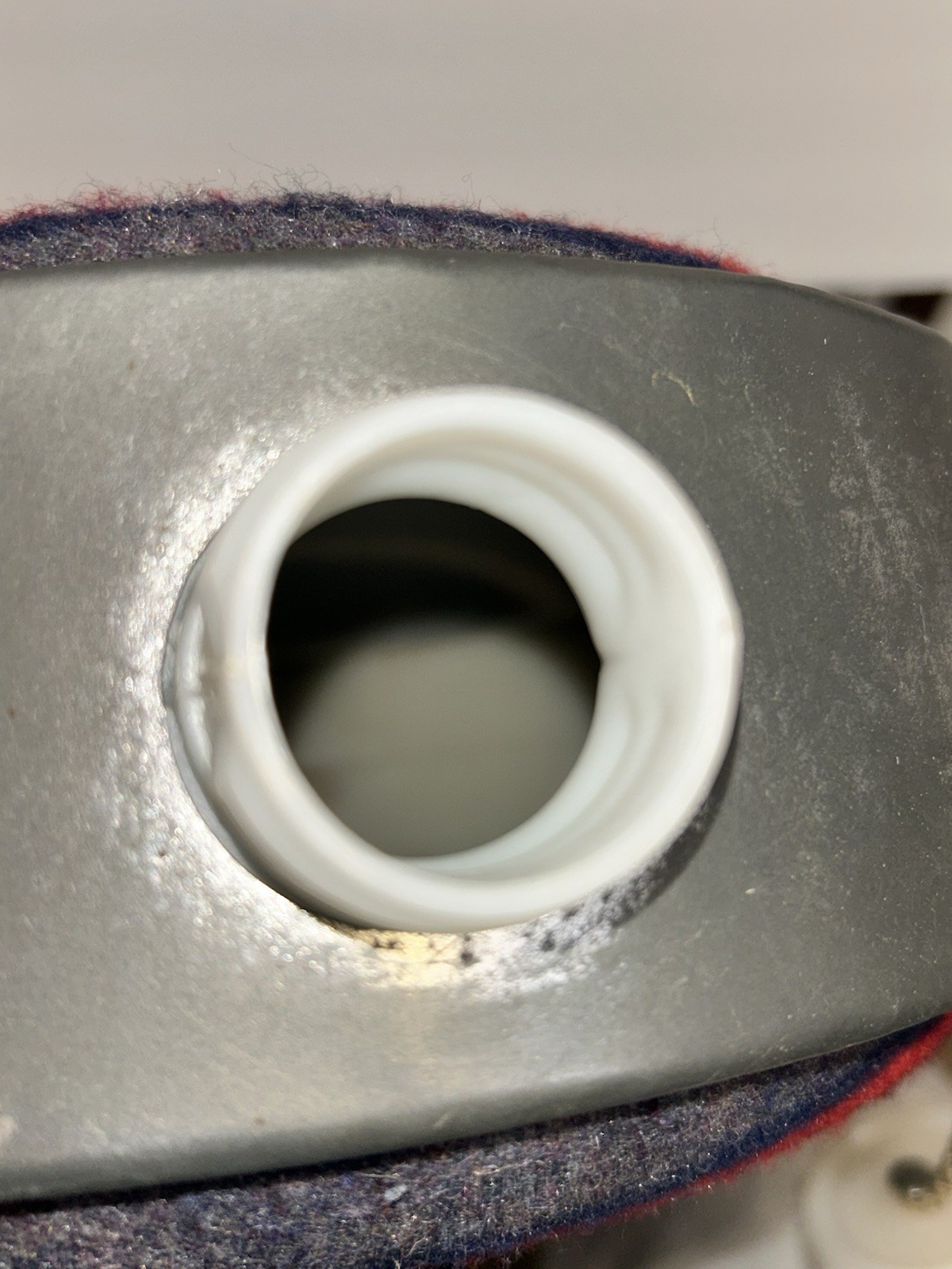 WOOL BLANKET COVERED VINTAGE METAL CANTEEN