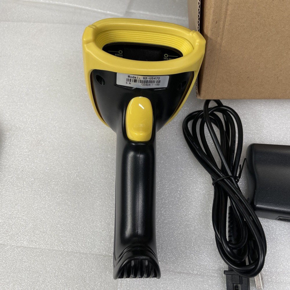 HX-US470 barcode scanner with USB connector