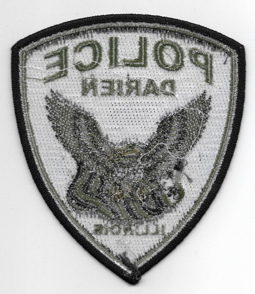 Prototype Darien DuPage County Illinois Police Department Patch Set